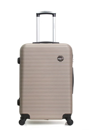 Valise grand volume London (L) - 70 cm - Doré