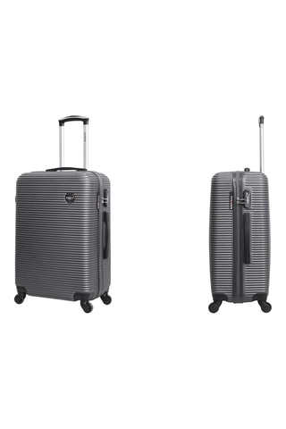 Valise grand volume London (L) - 75 cm - Gris