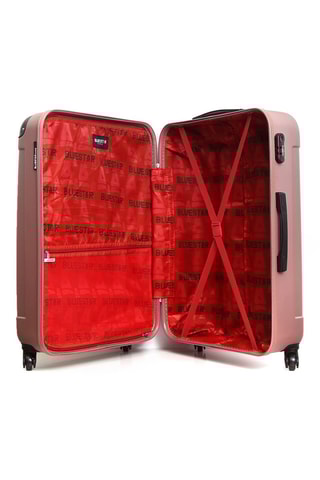Valise grand volume Madrid (L) - 75 cm - Doré rose