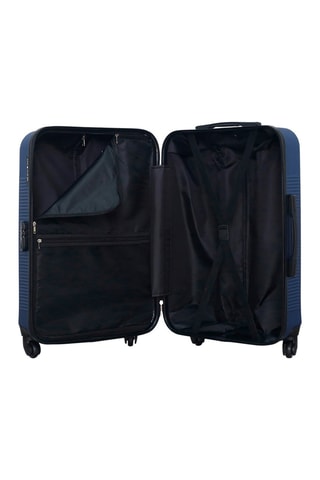 Set de 3 valises et vanity Selenga-C - 55/65/75/30 cm  - Bleu marine