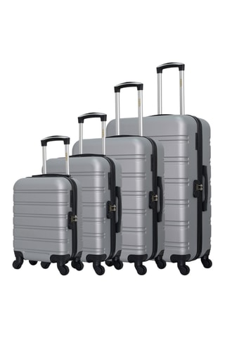  Set de 4 valises Renoso - 46/55/65/75 cm  - Gris