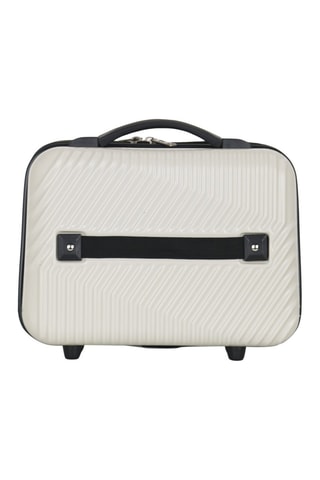 Set de 3 valises (S/M/L) et vanity Peter-C - 55/65/75/30 cm  - Beige