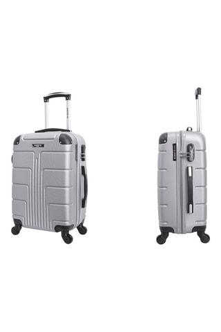 Set de 3 valises Ottawa - 55/65/75 cm - Argenté