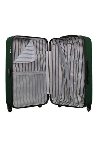 Set de 3 valises (S/M/L) et vanity Damon-C - 55/65/75/23 cm  - Vert