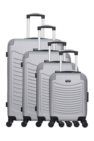 Set de 4 valises Congo-M - 46/55/65/75 cm  - Gris