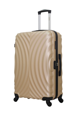 Set de 4 valises Lagos - 46/55/65/75 cm - Beige