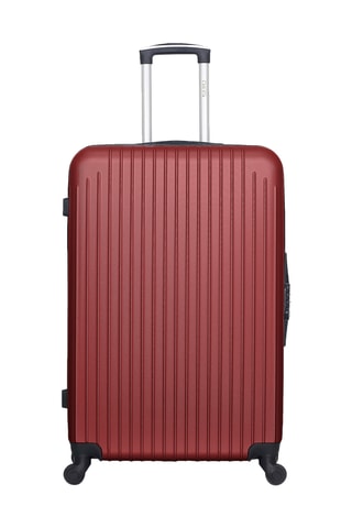 Set de 4 valises Carpates - 46/55/65/75 cm - Bordeaux