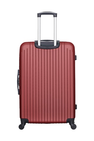 Set de 4 valises Carpates - 46/55/65/75 cm - Bordeaux