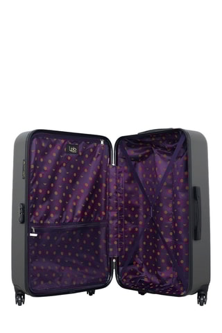 Set de 3 valises et vanity Eleonor-C - 30/55/65/75 cm - Gris