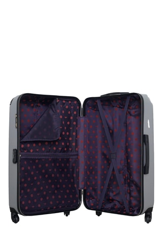 Set de 3 valises et vanity Hambourg-C - 55/65/75/23 cm - Gris