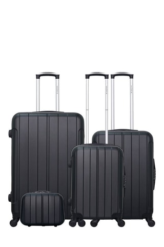 Set de 3 valises et vanity Napoli-C Noir - Noir