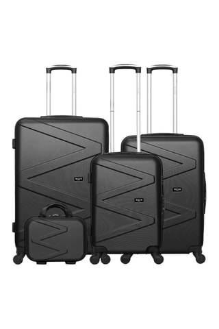 Set de 3 valises et vanity Amazone-C Noir - Noir