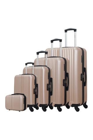 Set de 4 valises et vanity Lipari-U Beige - Beige