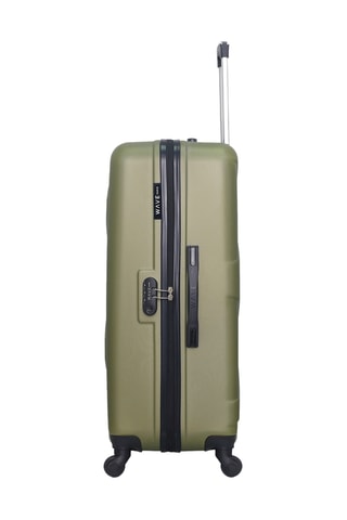 Set de 3 valises et vanity Amazone - 75/65/55/30 cm - Kaki