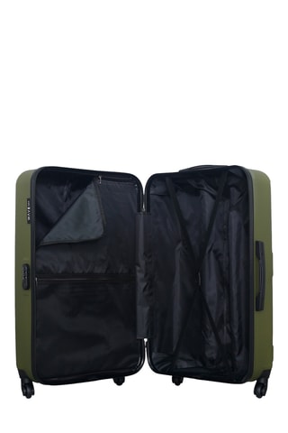 Set de 3 valises et vanity Amazone - 75/65/55/30 cm - Kaki