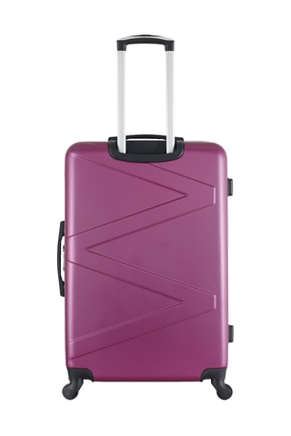 Set de 3 valises et vanity Amazone - 55/65/75/30 cm - Violet