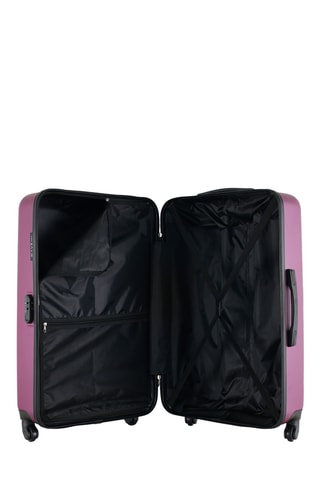 Set de 3 valises et vanity Amazone - 55/65/75/30 cm - Violet