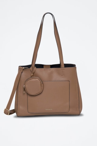 Mala de ombro Mylene - Castanho