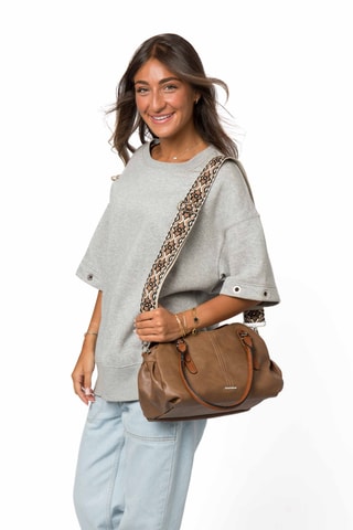 Mala de ombro Tamar - Castanho