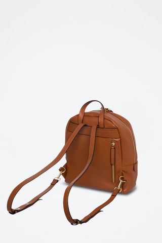 Mochila em couro Stella - Camel