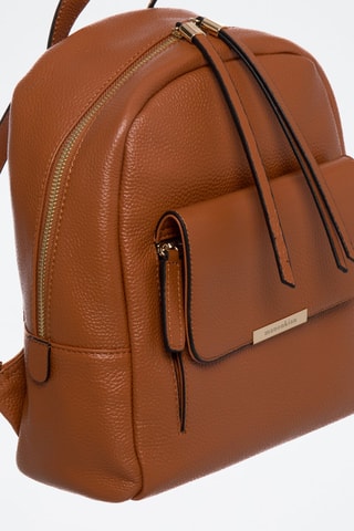 Mochila em couro Stella - Camel