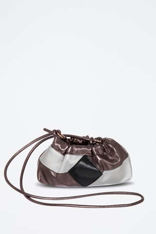 Mala a tiracolo Tina - Preto e cinzento