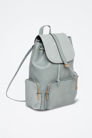 Mochila Greenwhich - Azul e dourado