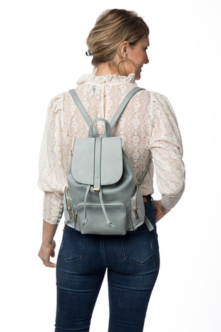 Mochila Greenwhich - Azul e dourado