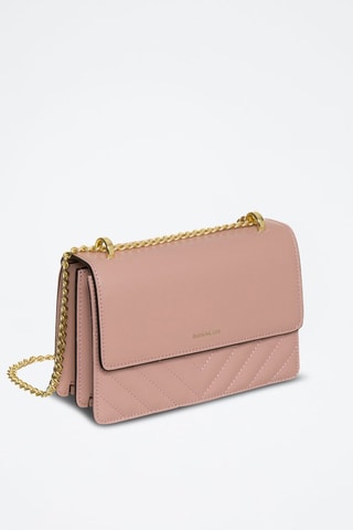 Mala a tiracolo em couro Oriole - Rosa