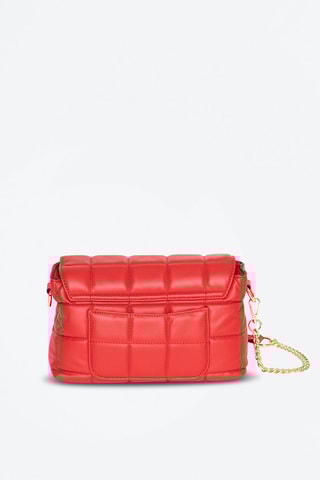 Mala a tiracolo em couro Fleurus - Vermelho