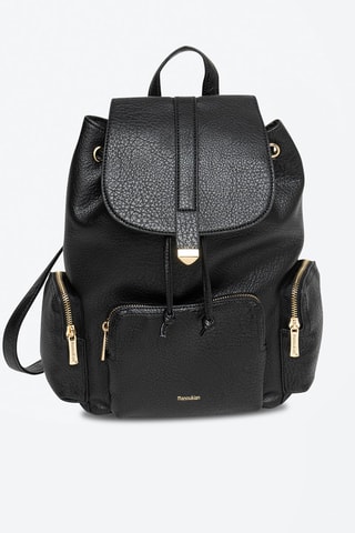 Mochila Soho - Camel - Preto