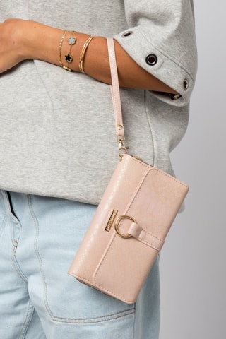 Carteira comprida Nael - Nude