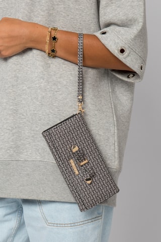 Carteira comprida Faye - Preto