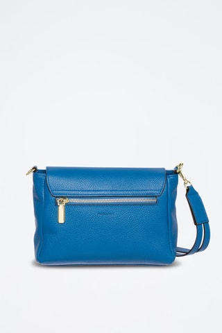 Mala a tiracolo em couro Sophia - Índigo