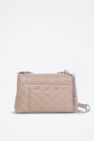 Mala a tiracolo em couro Gabriel - Rosa-claro