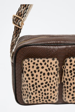 Mala a tiracolo Devon - Castanho