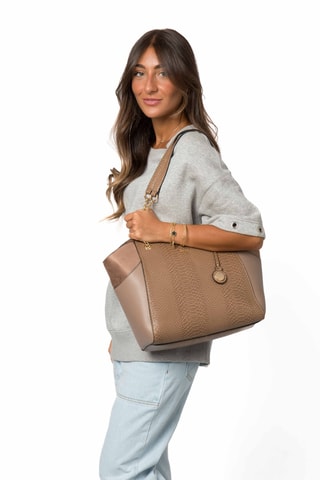 Mala shopper Angela - Castanho