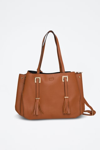 Mala de ombro Johan - Castanho