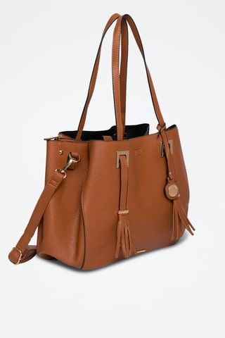 Mala de ombro Johan - Castanho