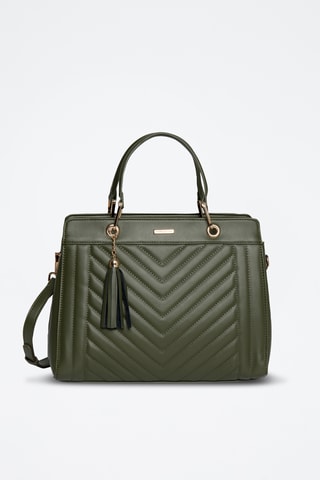 Mala em couro Beaumont - Castanho