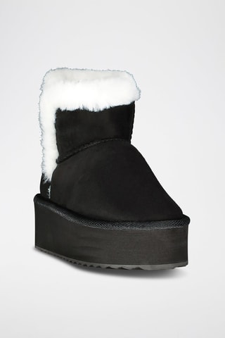 Botas forradas con plataforma Oslo - Negro
