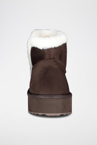 Botas forradas con plataforma Oslo - Marrón