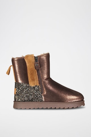 Botines forrados Oglitter - Marrón