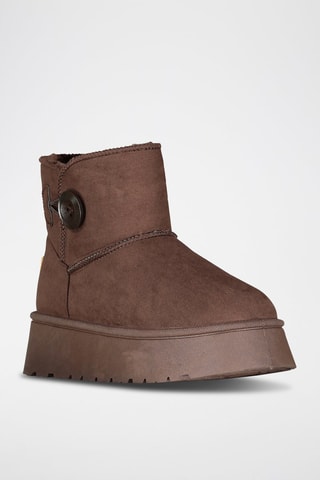 Botines forrados con plataforma Osiris - Marrón