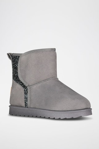 Botines forrados Olga - Gris