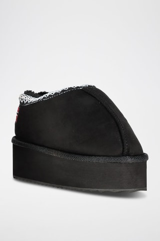 Botines con plataforma One - Negro