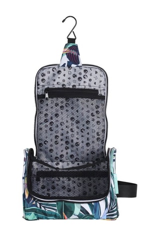 Trousse de toilette Tropical Forest - Blanc et vert