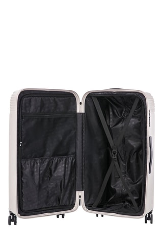 Valise grand volume Premium Trunk - 73,5 cm - Cadenas TSA - Beige