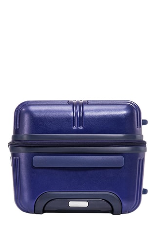 Valise grand volume Fusion - 71 cm - Cadenas TSA - Bleu