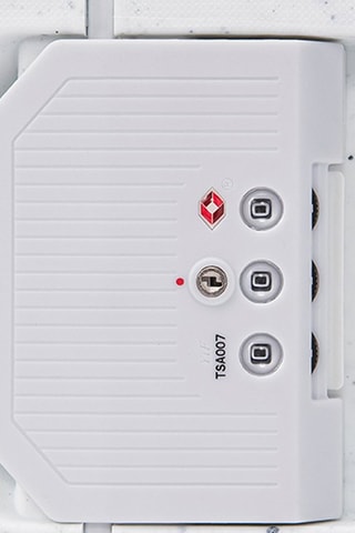 Valise grand volume Ocean - 74,2 cm - Cadenas TSA - Blanc